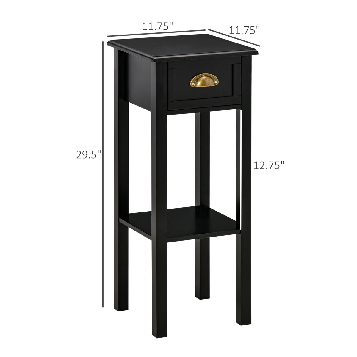 Three Posts™ Kolb 29.5'' Tall End Table with Storage & Reviews Wayfair